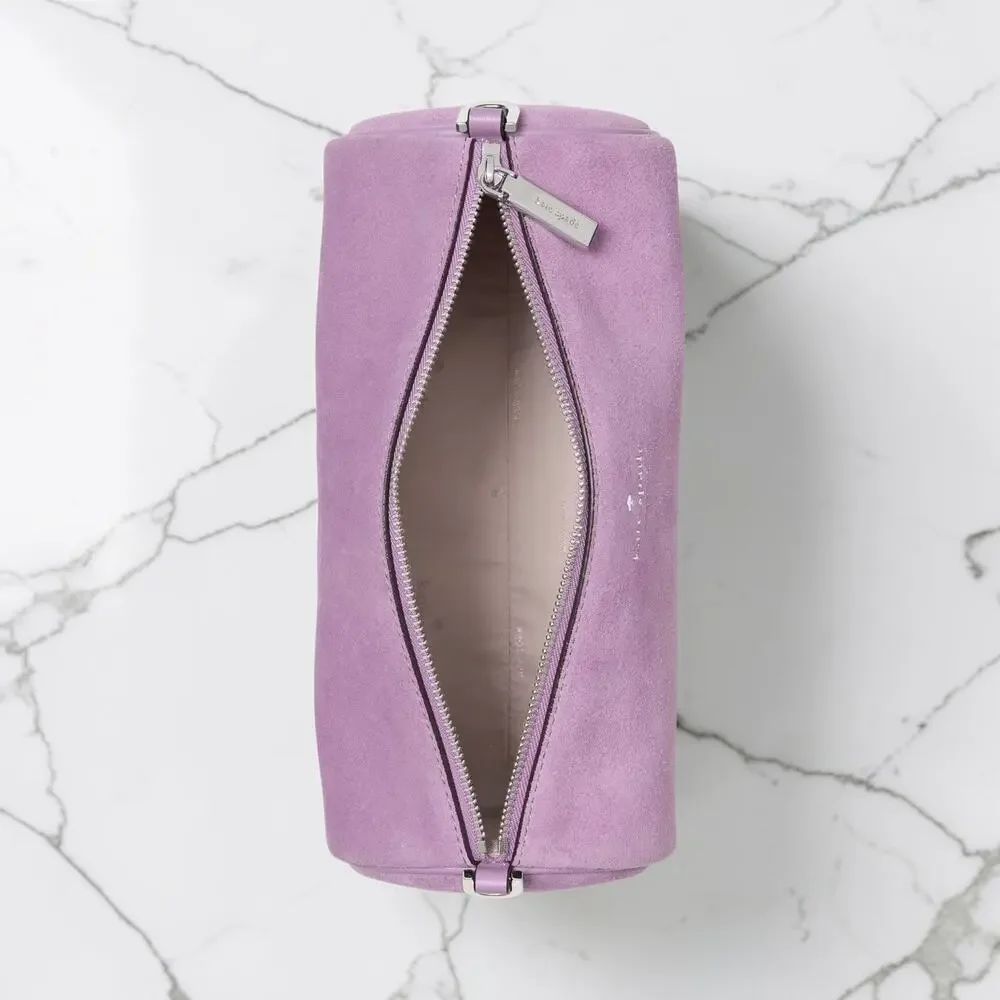 NWT Kate Spade Roulette Suede Mini Convertible Crossbody Bag Wisteria KM701